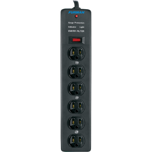 Furman Pro Plug 6-Outlet Power Strip with Surge Protection