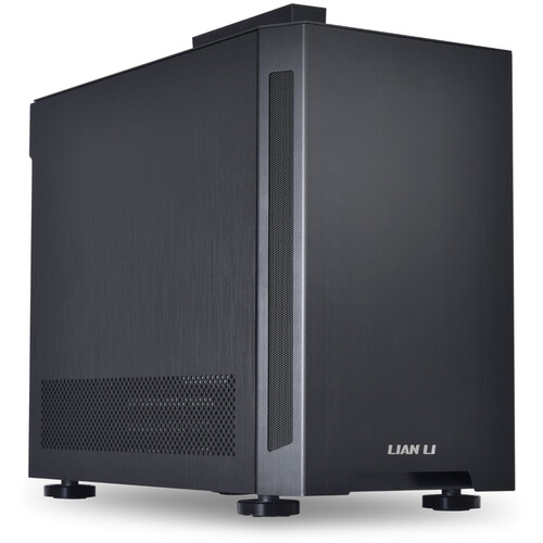 Lian Li TU150 Mini Tower Case with Aluminum Side Panel (Black)