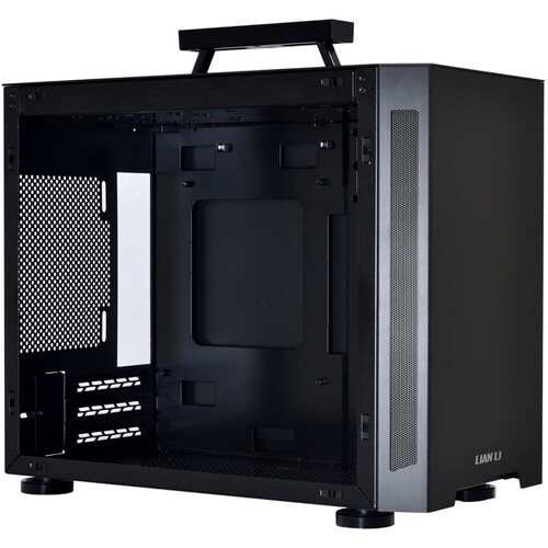 Lian Li TU150 Mini Tower Case with Aluminum Side Panel (Black)