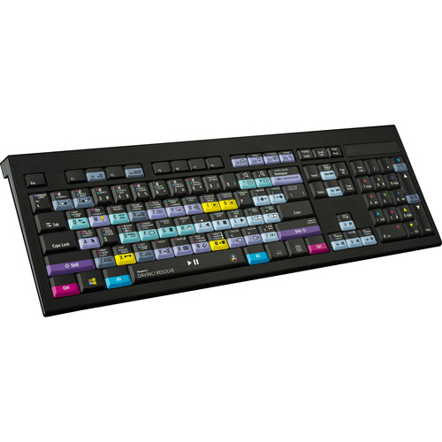 LogicKeyboard Blackmagic Design DaVinci Resolve 17 Astra Backlit Windows Keyboard