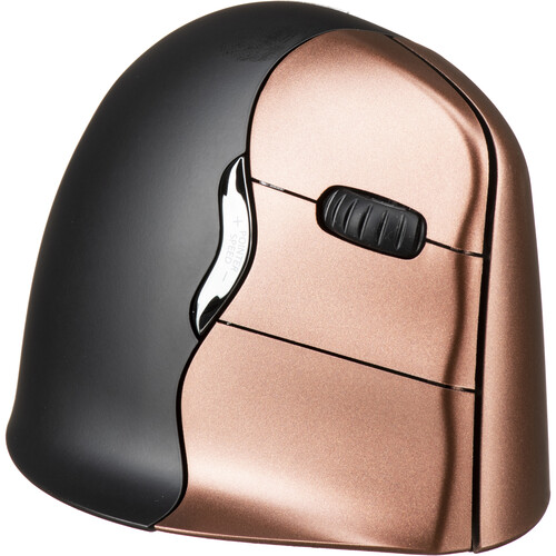 Evoluent VerticalMouse 4 Small Wireless (Black/Brown)