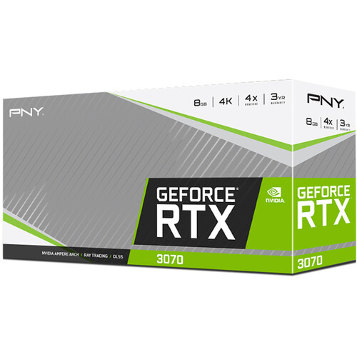 PNY Technologies GeForce RTX 3070 UPRISING Dual Fan Graphics Card