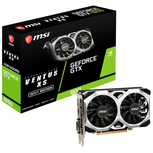 MSI GeForce GTX 1650 D6 VENTUS XS OCV1 Graphics Card