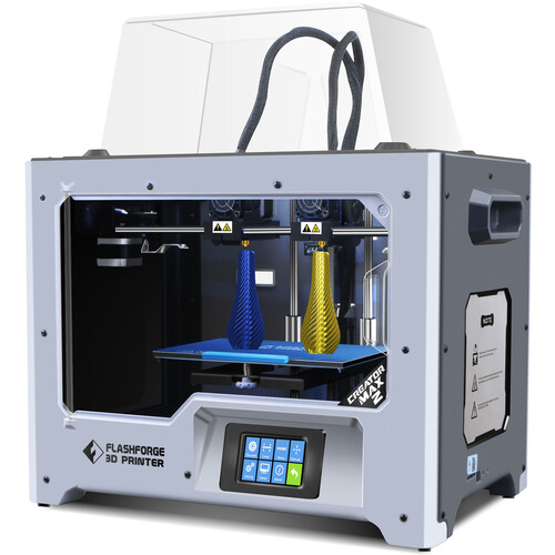 FlashForge Creator Max 2 Independent Dual Extruder 3D Printer (Sky Gray)