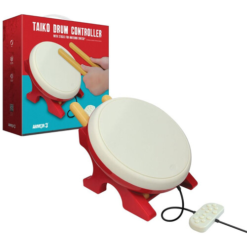 HYPERKIN Armor3 Taiko Drum Controller with Sticks for Nintendo Switch