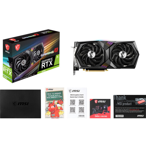 MSI GeForce RTX 3060 GAMING X Graphics Card