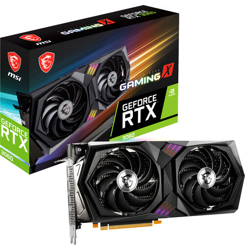 MSI GeForce RTX 3060 GAMING X Graphics Card
