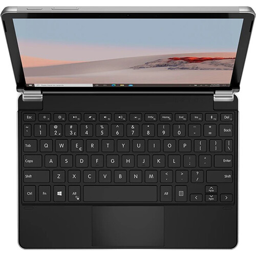 Brydge 10.5 Go+ Wireless Backlit Keyboard with Trackpad for Surface Go & Go 2 (Silver)