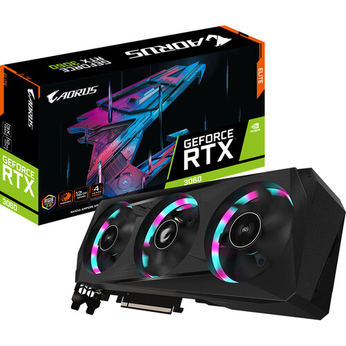 Gigabyte AORUS GeForce RTX 3060 ELITE 12G Graphics Card