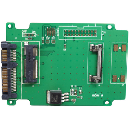 Aleratec 50mm mSATA SSD to SATA Adapter (2-Pack)