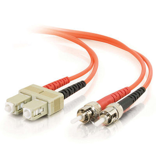 C2G 16.4' (5 m) SC/ST Duplex 62.5/125 Multimode Fiber Patch Cable (Orange)