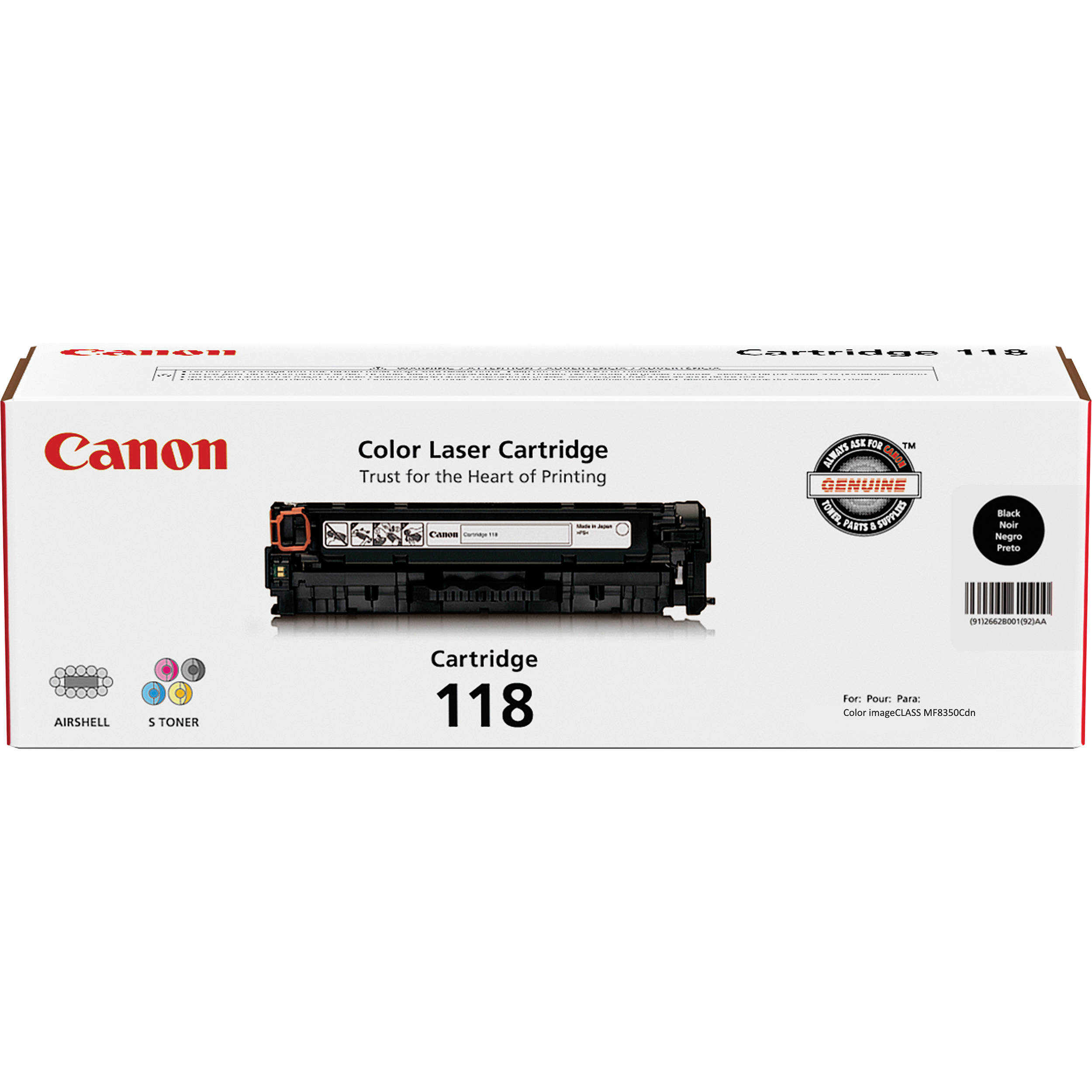 Canon 118 Ink Cartridge (Black)