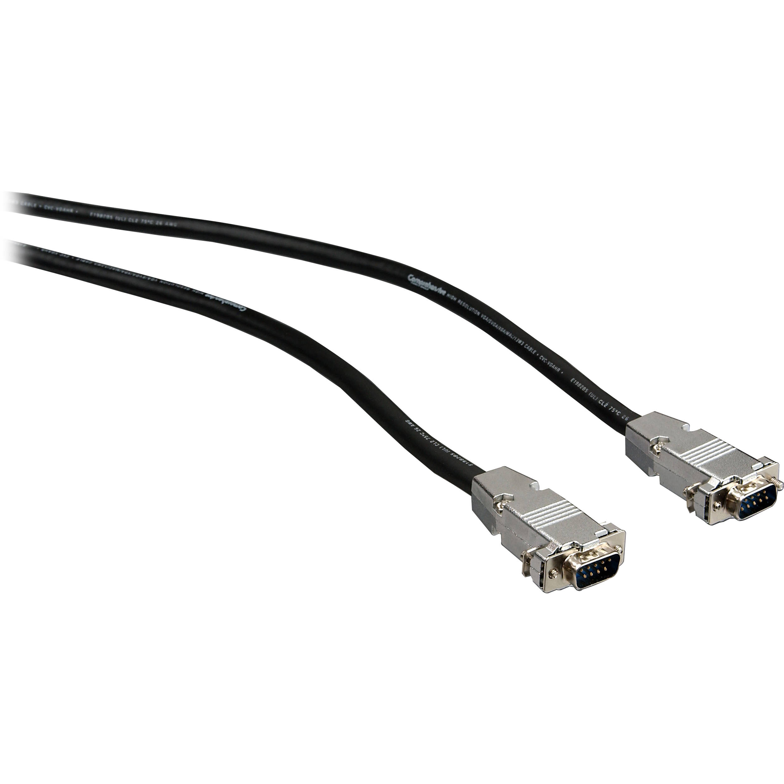 Comprehensive CVC5G25 RS-422 9-pin Male to 9-pin Male Cable - 25' (7.6 m) - Black