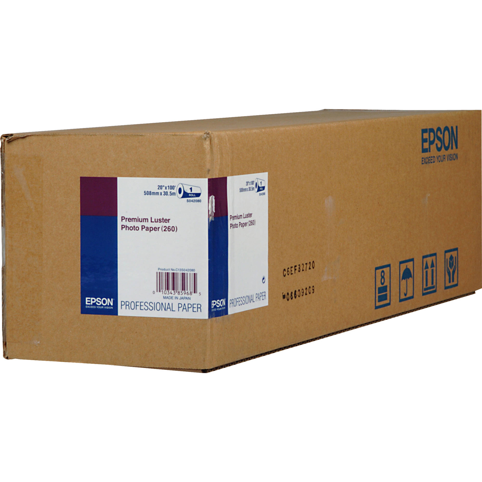 Epson Premium Luster Photo Inkjet Paper (20" x 100' Roll)