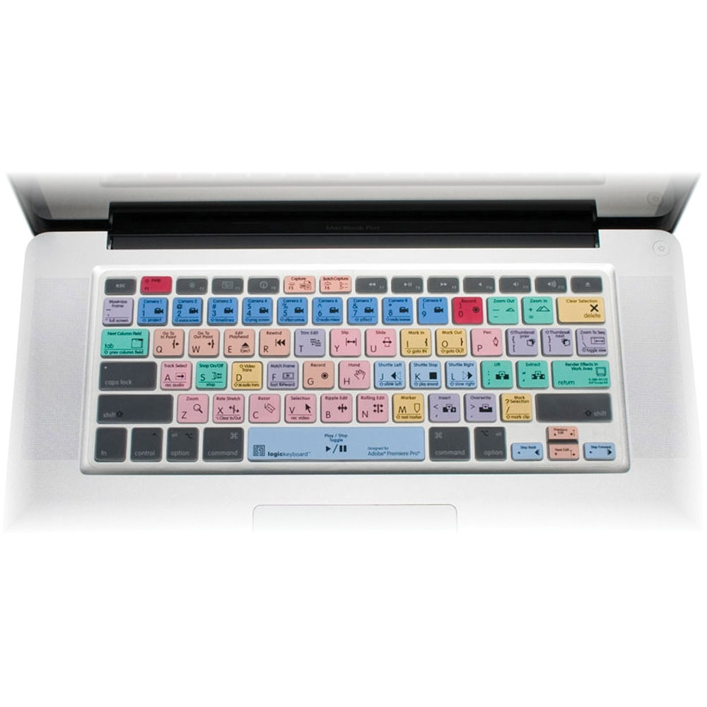 LogicKeyboard Adobe Premiere Pro CS6 - American English MacBook Keyboard Cover