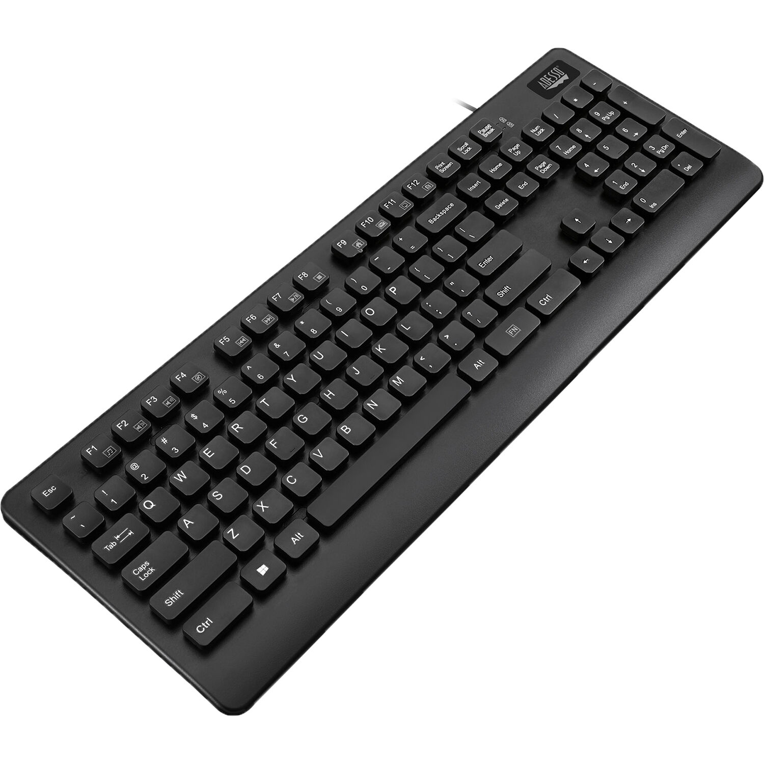 Adesso Antimicrobial Waterproof Keyboard