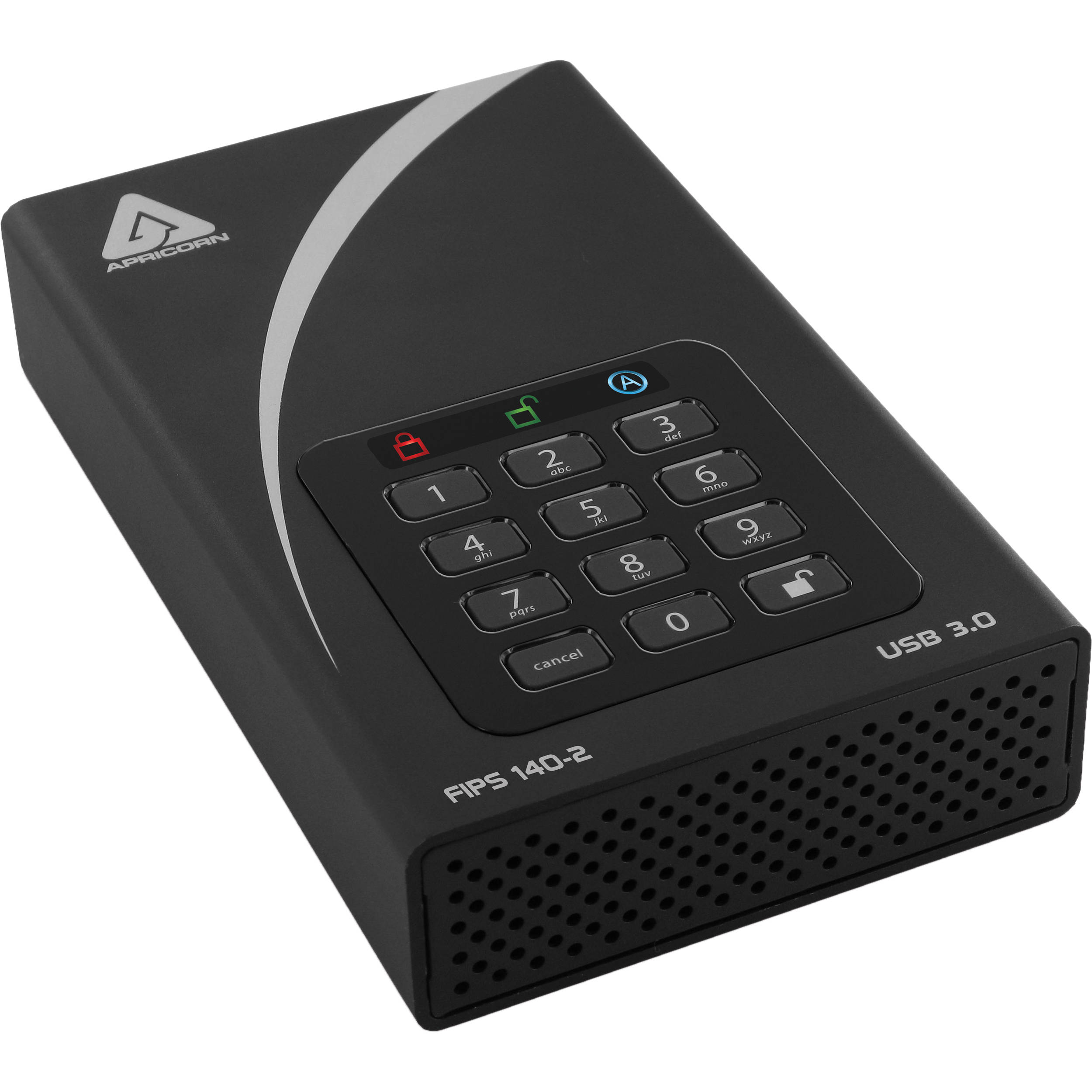 Apricorn 14TB Aegis Padlock DT FIPS 140-2 Level 2-Validated External Desktop Drive