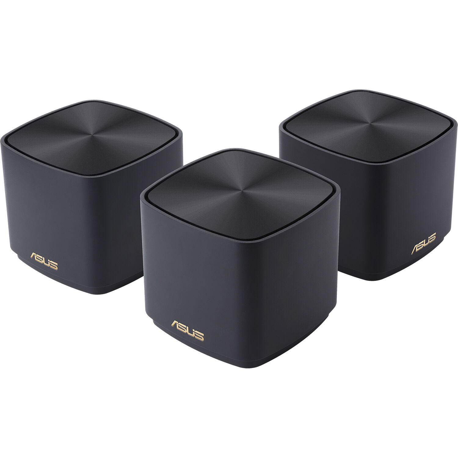 ASUS ZenWiFi AX1800 Mini XD4 Wireless Dual-Band Gigabit Mesh Wi-Fi System (3-Pack, Charcoal Black)