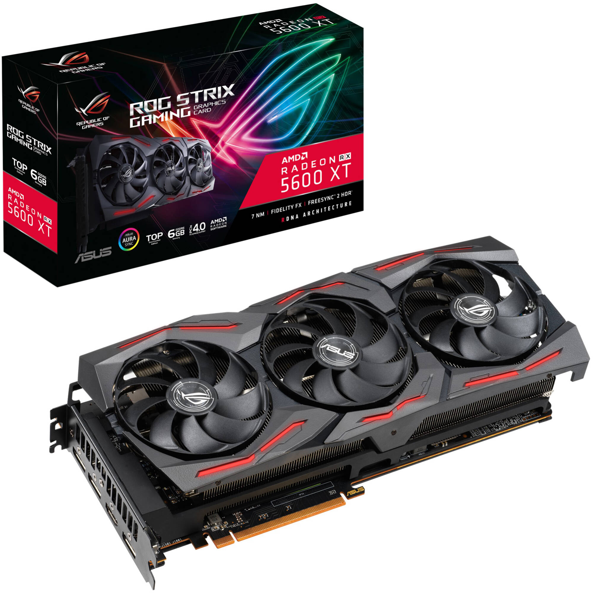 ASUS Republic of Gamers Strix Radeon RX 5600 XT TOP Edition Gaming Graphics Card