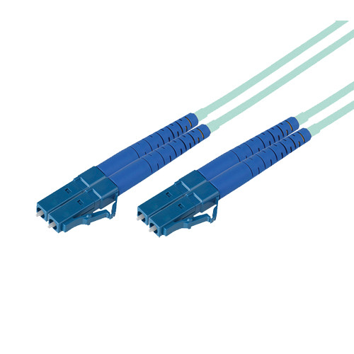 Avenview 50/125µm Fiber Optic Multimode Duplex LC to LC 10Gb OM3 Cable (100')