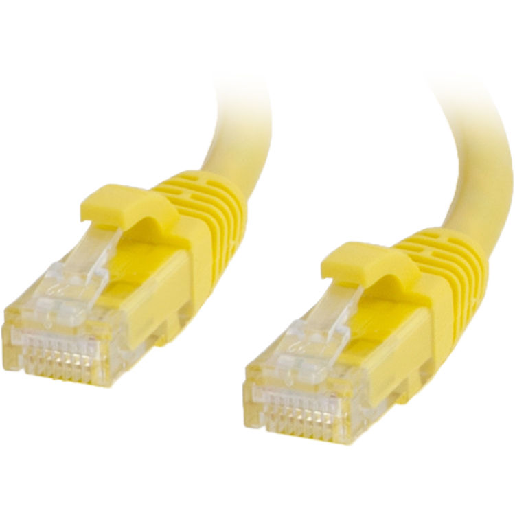 C2G Cat 6a Snagless Unshielded Ethernet Patch Cable (25', Yellow)