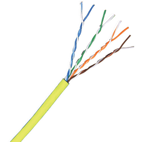 Comprehensive CAT5e 350 MHz Shielded Stranded LAN Cable (1,000', Yellow)
