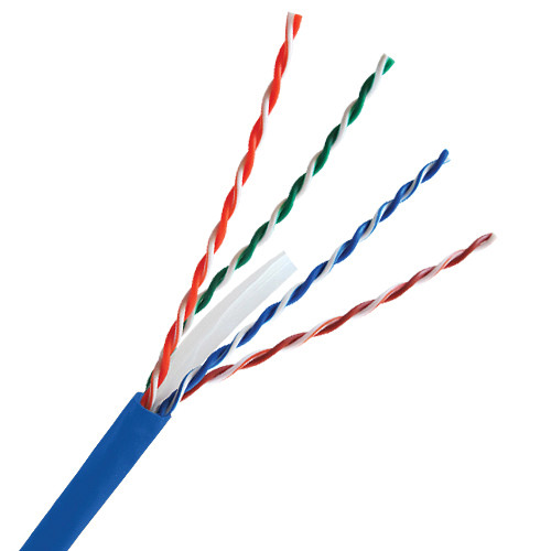 Comprehensive CAT6ASHB-1000 Cat 6a 650 MHz 4-Pair Shielded Cable (1000', Blue)