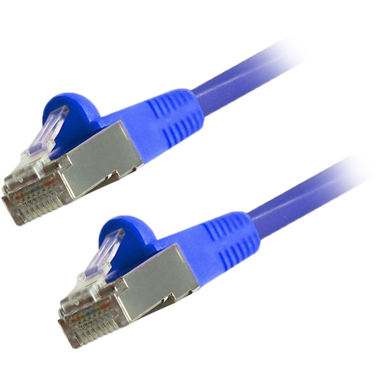 Comprehensive Cat 6 Snagless Shielded Ethernet Cable (10', Blue)