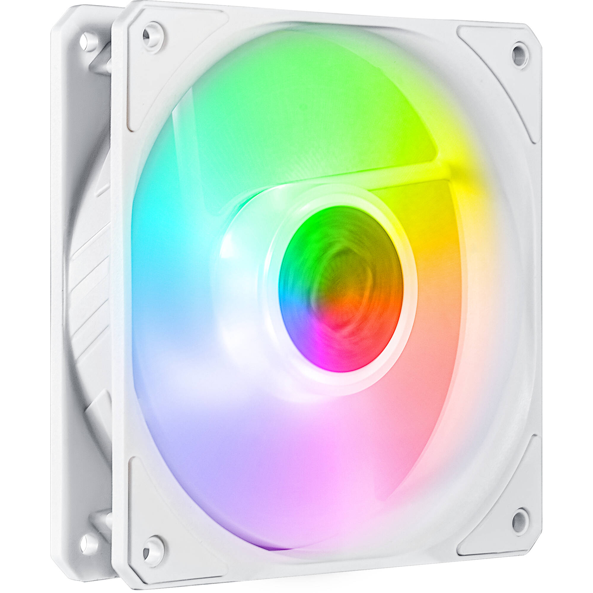 Cooler Master SickleFlow 120 V2 ARGB Cooling Fan (White, 3-Pack)