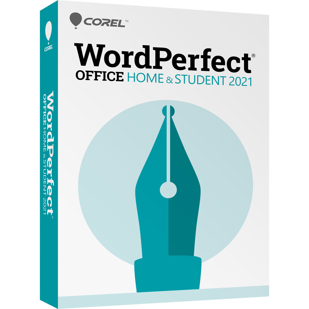 Corel WordPerfect Office 2021 Home & Student Edition (Windows / Full Edition / Mini-Box / Download)