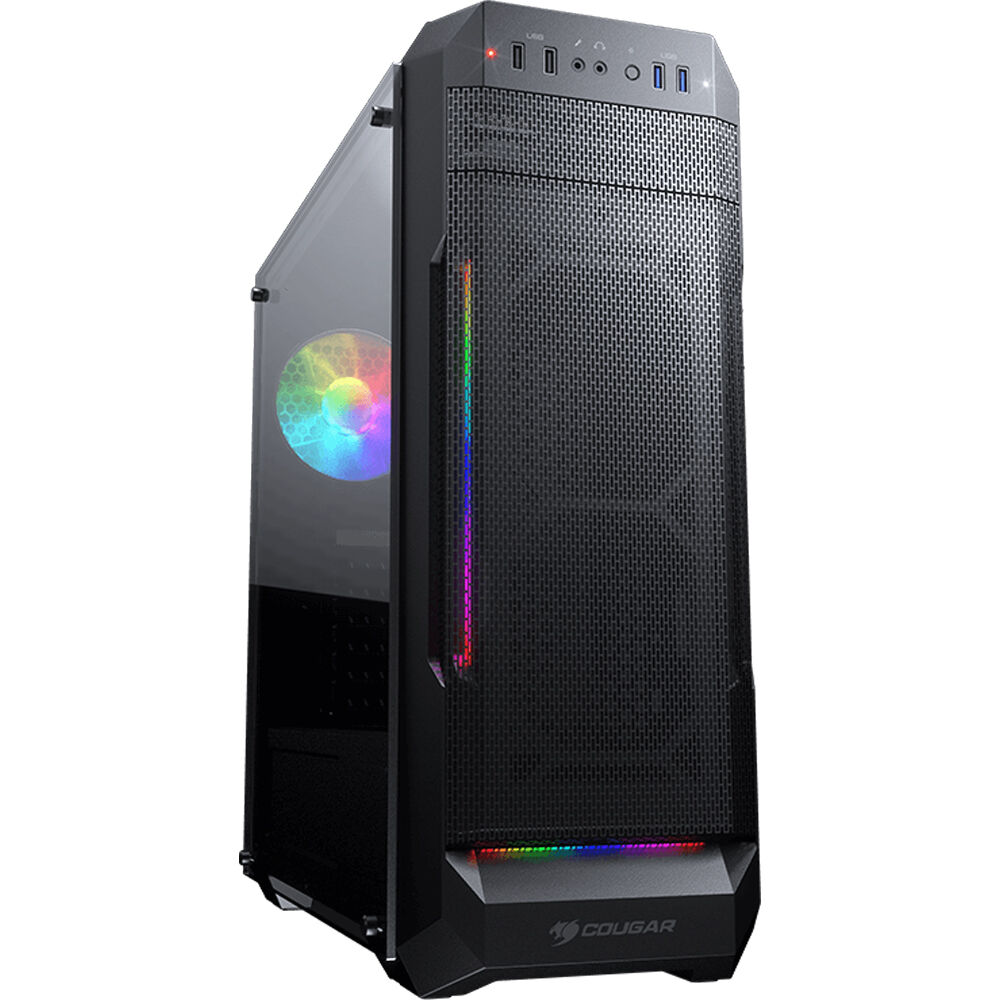 COUGAR MX331 Mesh-G Mid-Tower Case (Windowed, RGB Lighting)