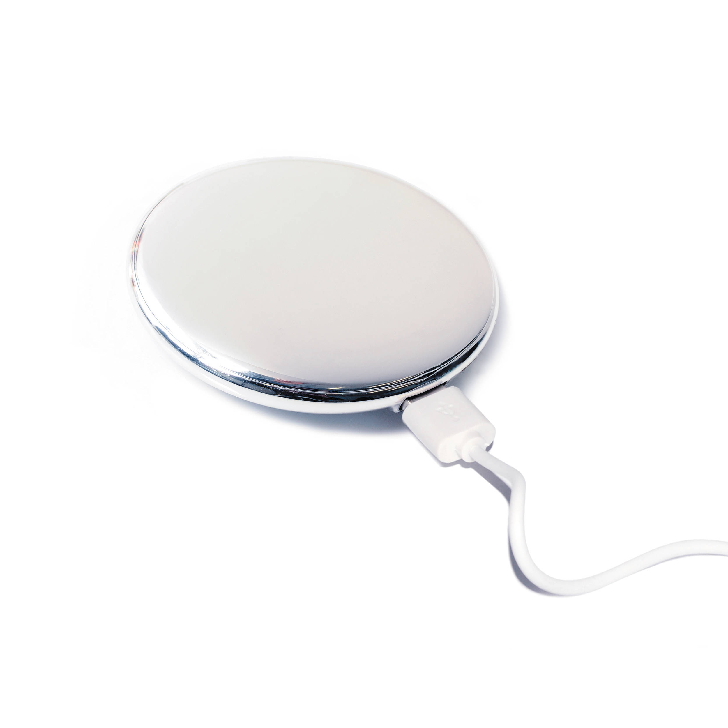 CTA Digital Compact Mirror 5000mAh External Battery Charger