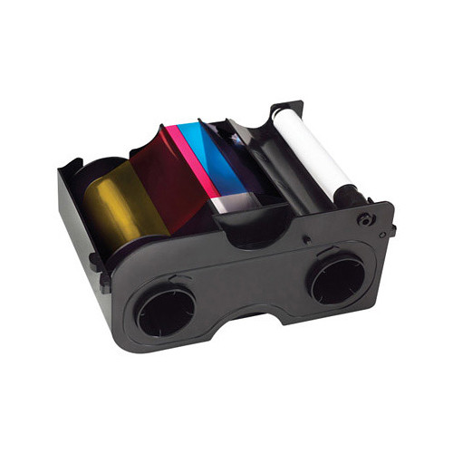 Fargo YMCKOK Professional Ribbon Cartridge with Cleaning Roller for DTC400e Card Printer (Yields 200)