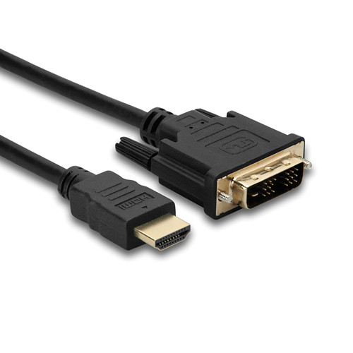 Hosa Technology Standard Speed HDMI Male to DVI-D Male Cable (6')
