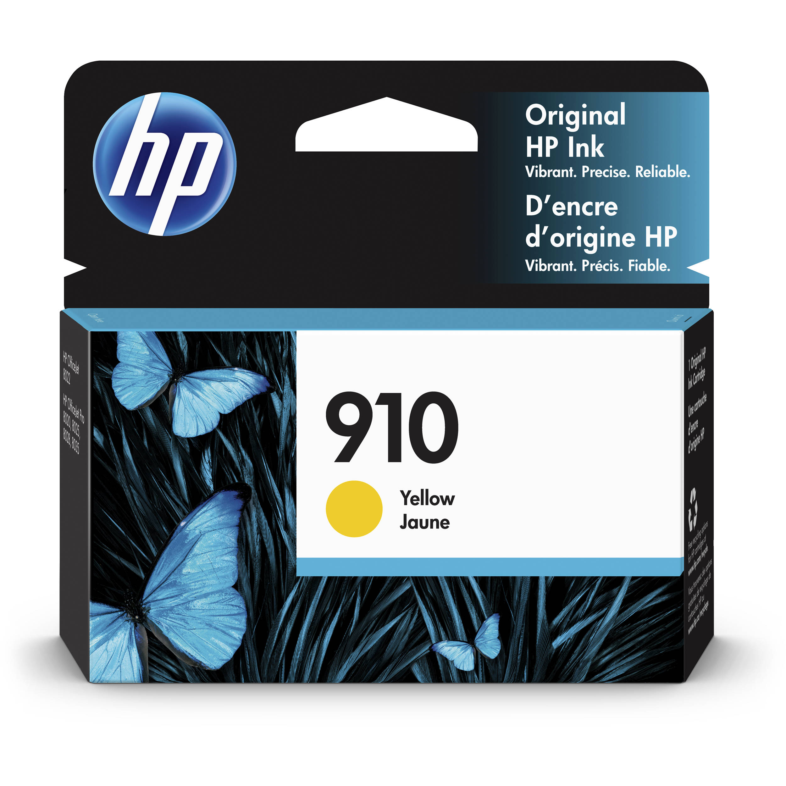 HP 910 Standard-Capacity Yellow Ink Cartridge