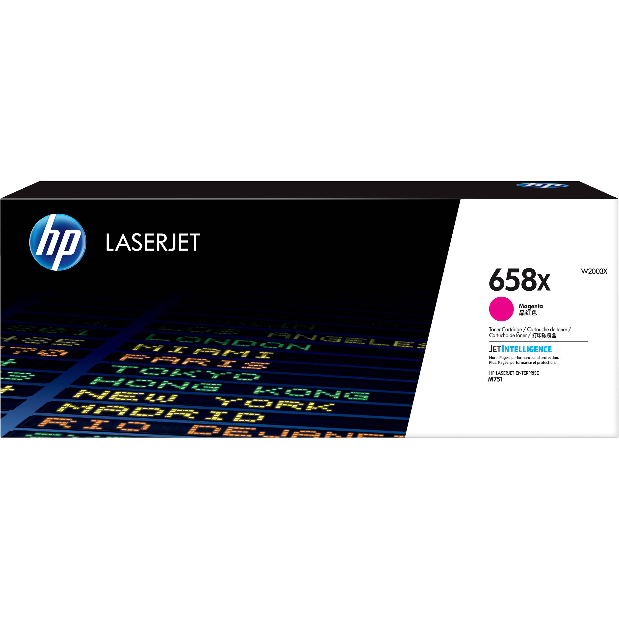 HP 658X High-Yield Magenta LaserJet Toner Cartridge