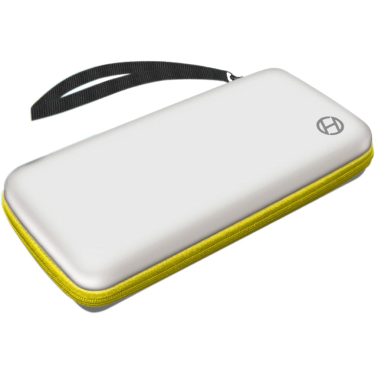 HYPERKIN EVA Hard-Shell Carrying Case for Nintendo Switch Lite (White & Yellow)