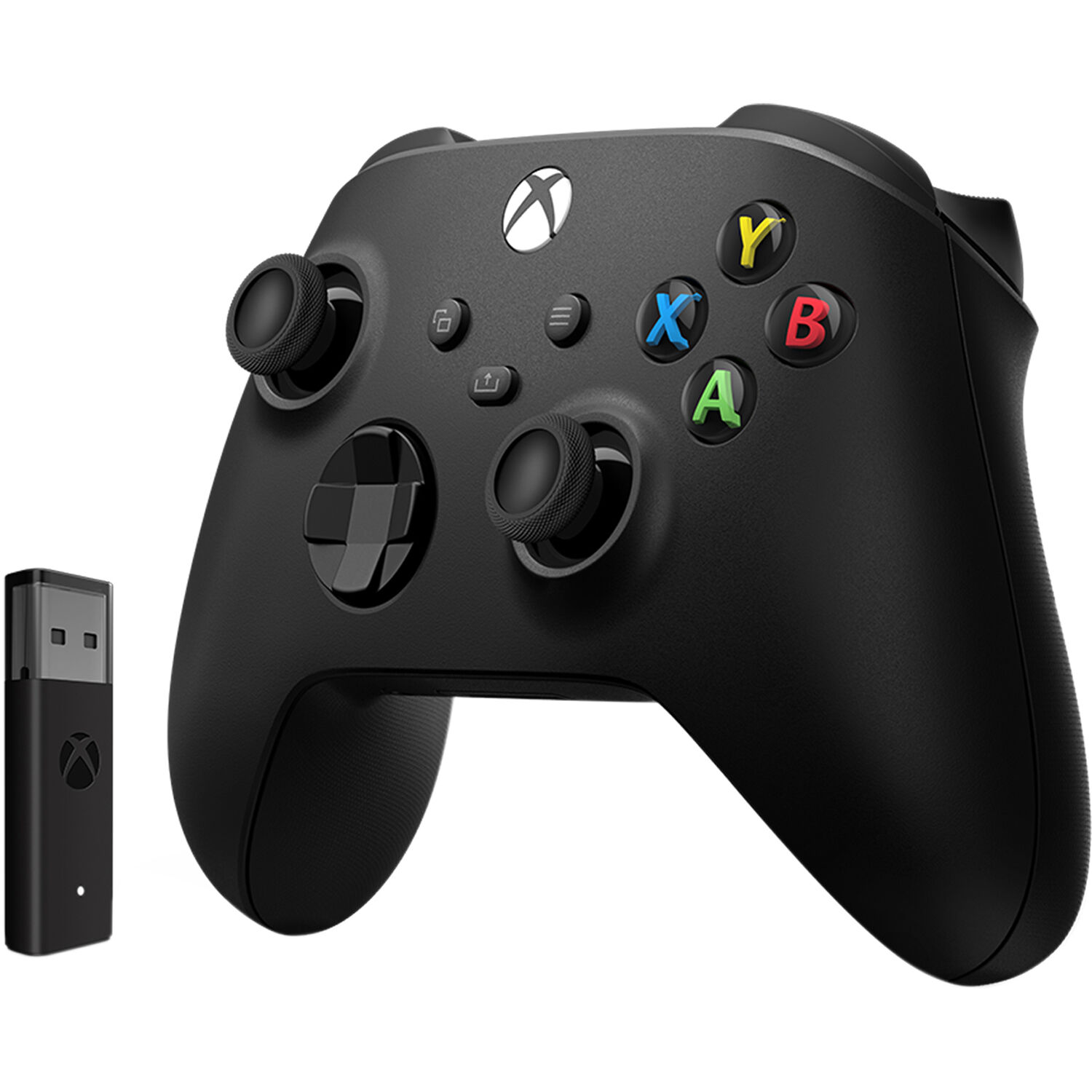 Microsoft Xbox Wireless Controller + Wireless Adapter Bundle for Windows 10