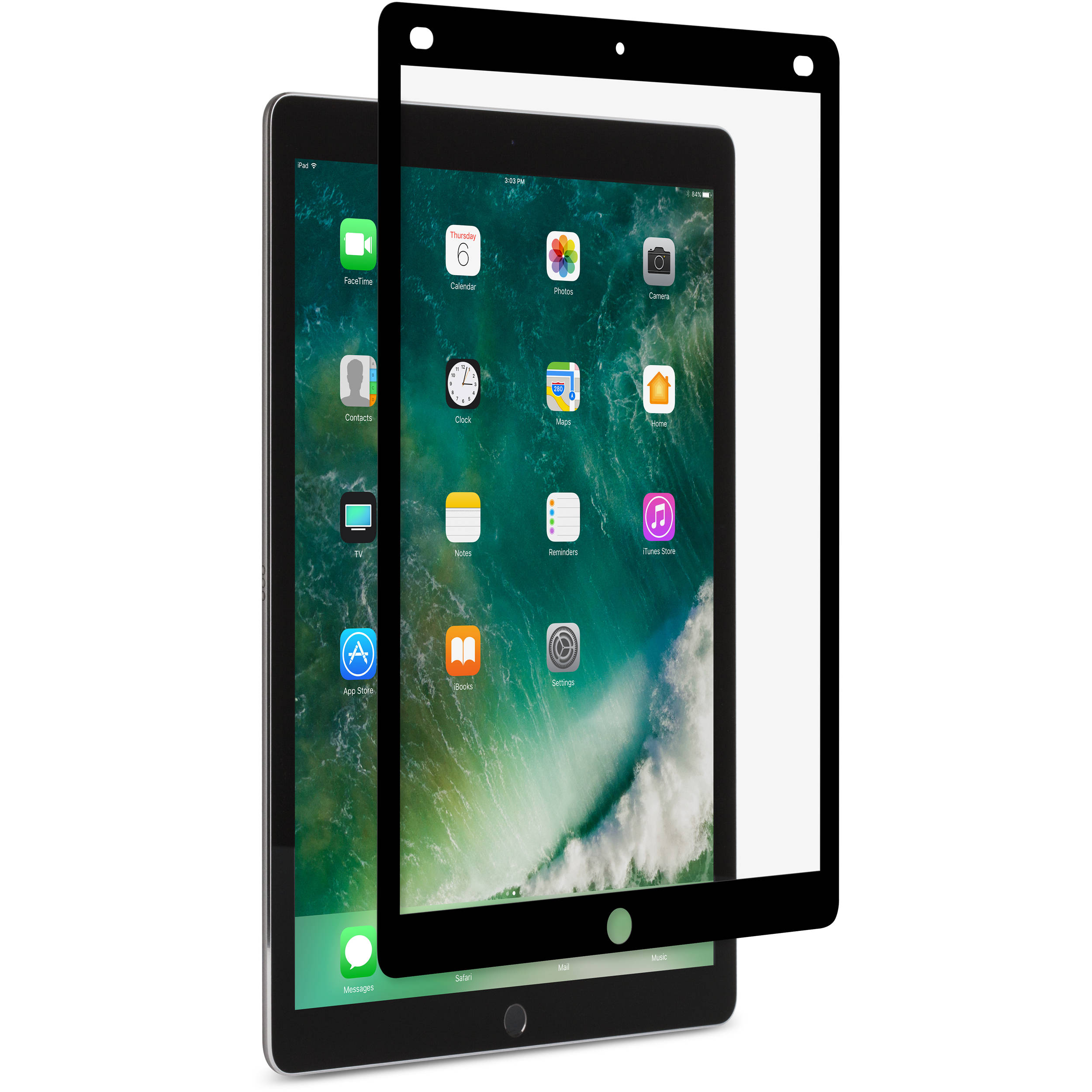Moshi iVisor AG Screen Protector for iPad Pro 12.9" (2nd Gen, Black)