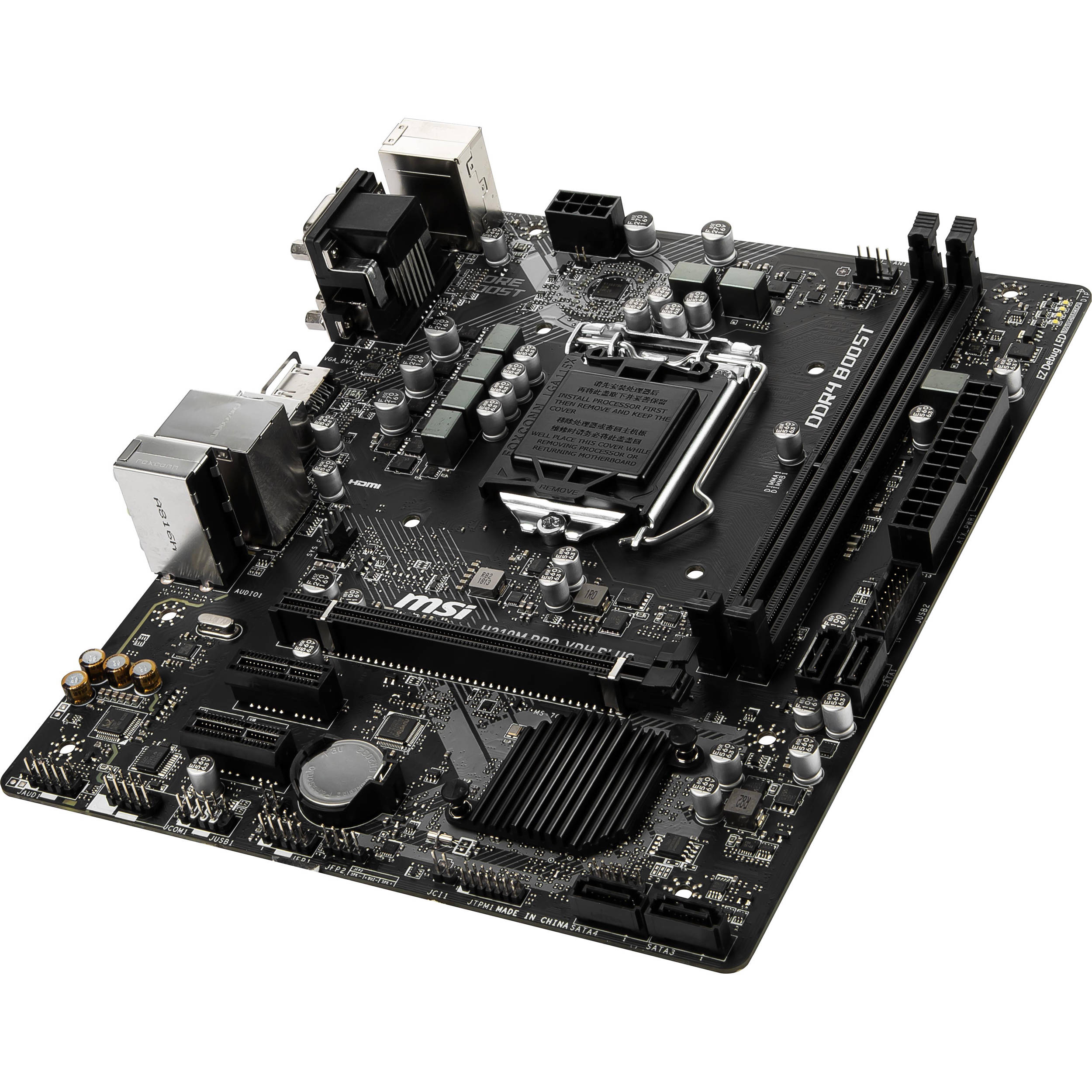 MSI H310M PRO-VDH PLUS LGA 1151 Micro-ATX Motherboard