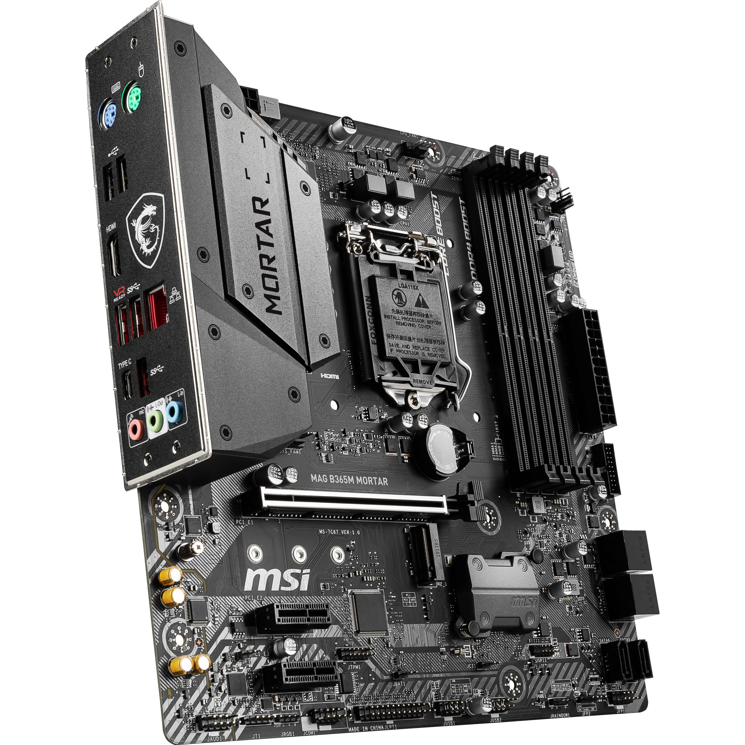 MSI MAG B365M MORTAR LGA 1151 Micro-ATX Motherboard