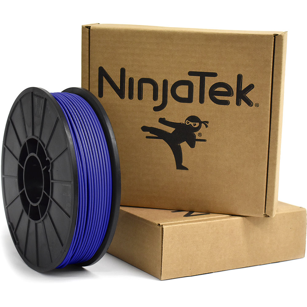 NinjaTek Armadillo 3mm 75D TPU Nylon Alternative Filament (1kg, Sapphire)