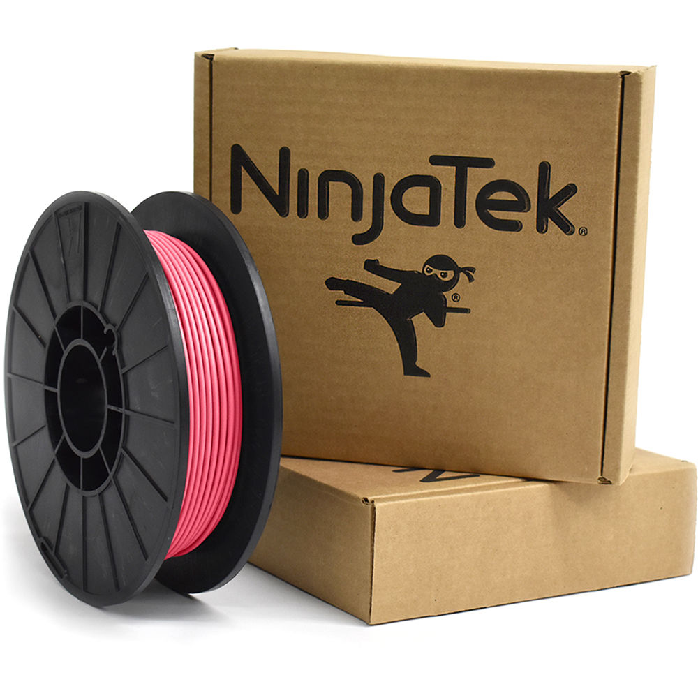 NinjaTek Armadillo 3mm 75D TPU Nylon Alternative Filament (0.5kg, Flamingo)