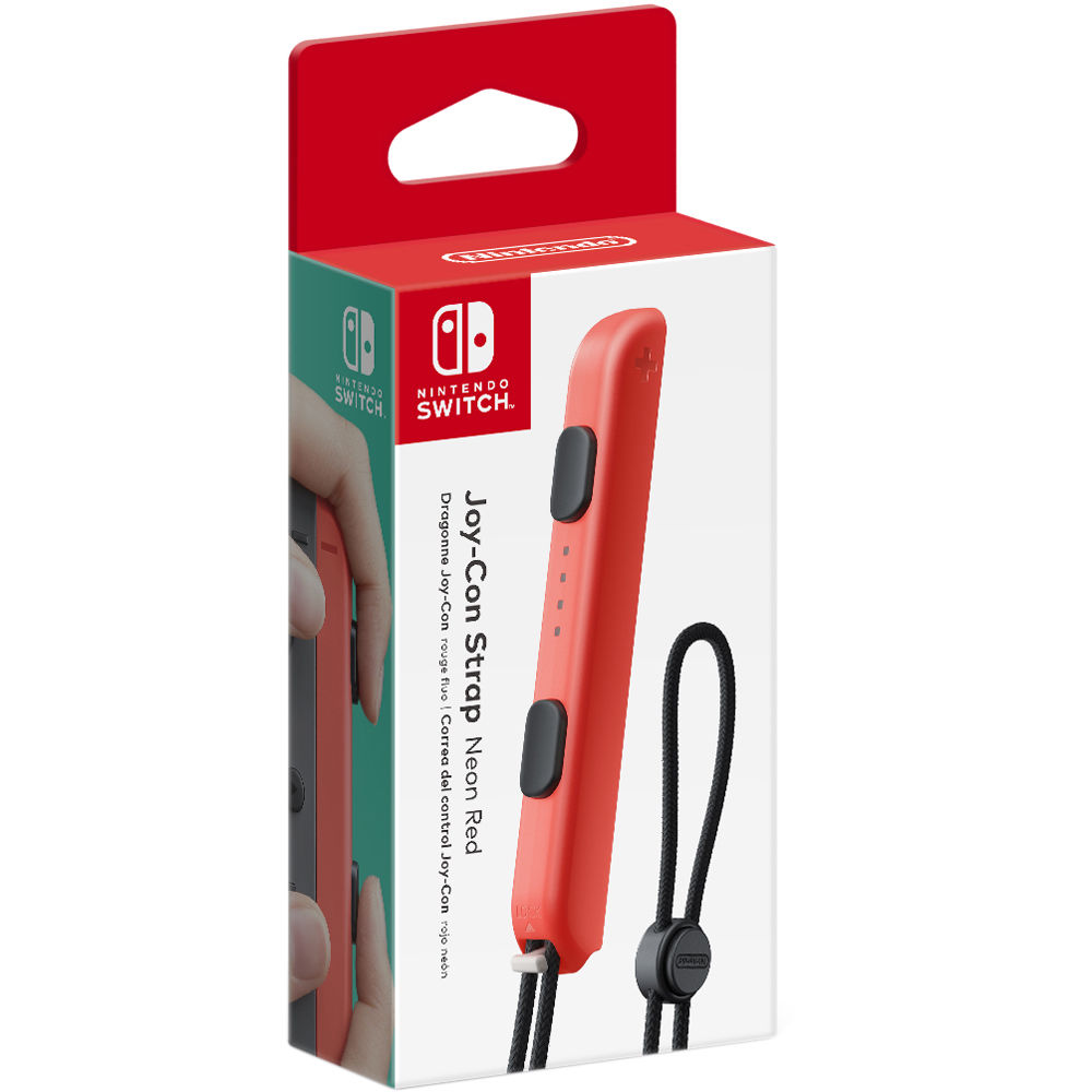 Nintendo Joy Con Strap (Neon Red)
