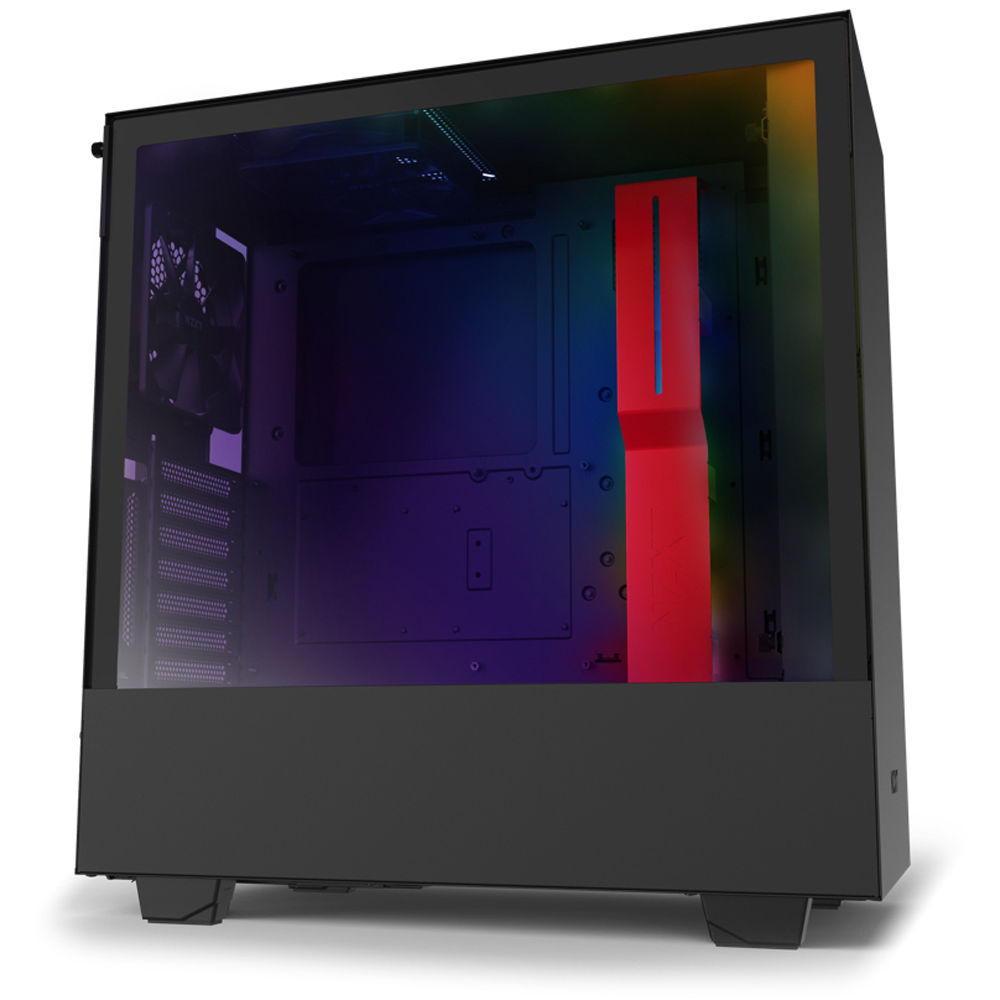 NZXT H510i Mid-Tower Case (Matte Black/Red)