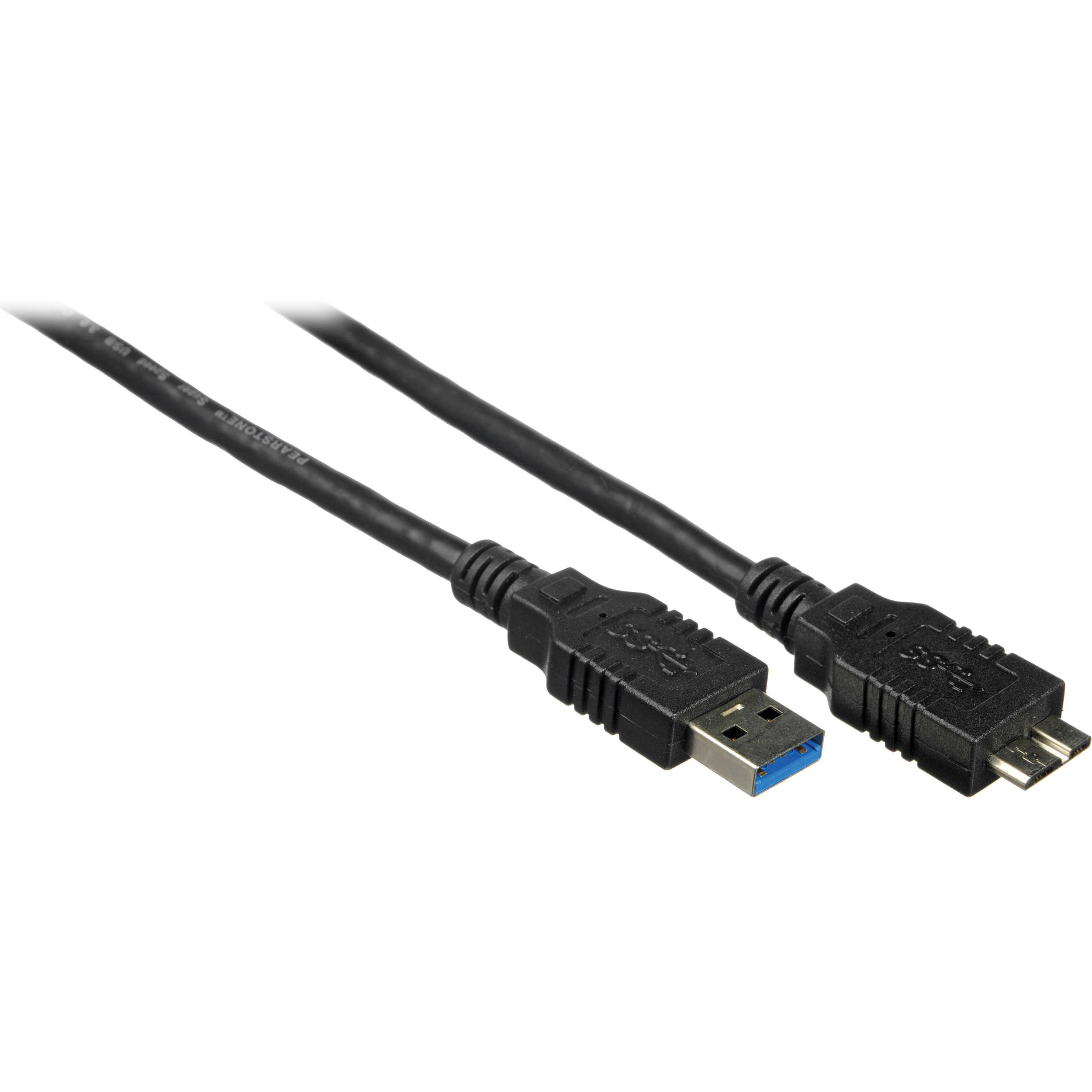 Pearstone USB 3.0 Type-A Male to Micro Type-B Male Cable (15')