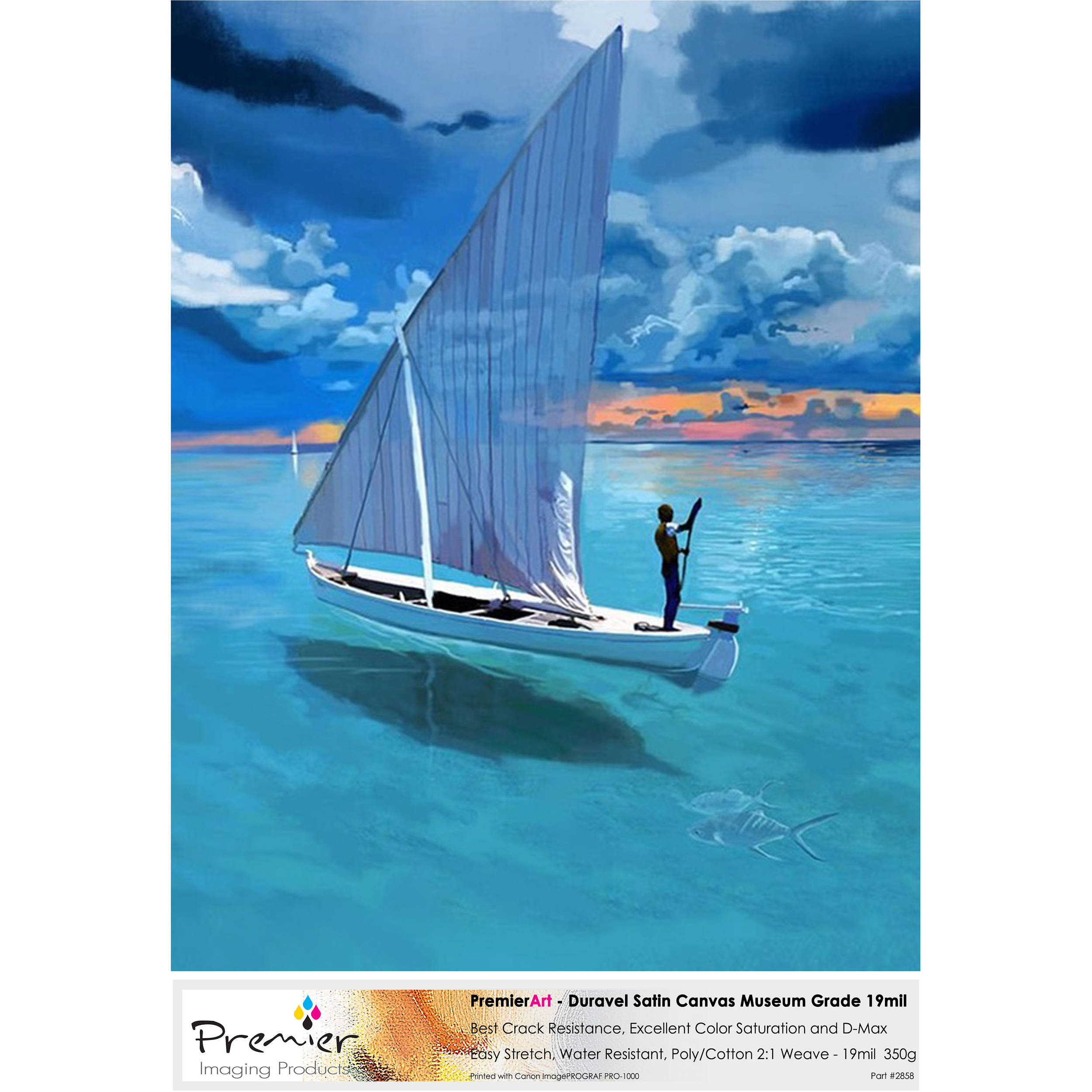 Premier Imaging PremierArt Duravel Satin Canvas (13 x 19", 10 Sheets)