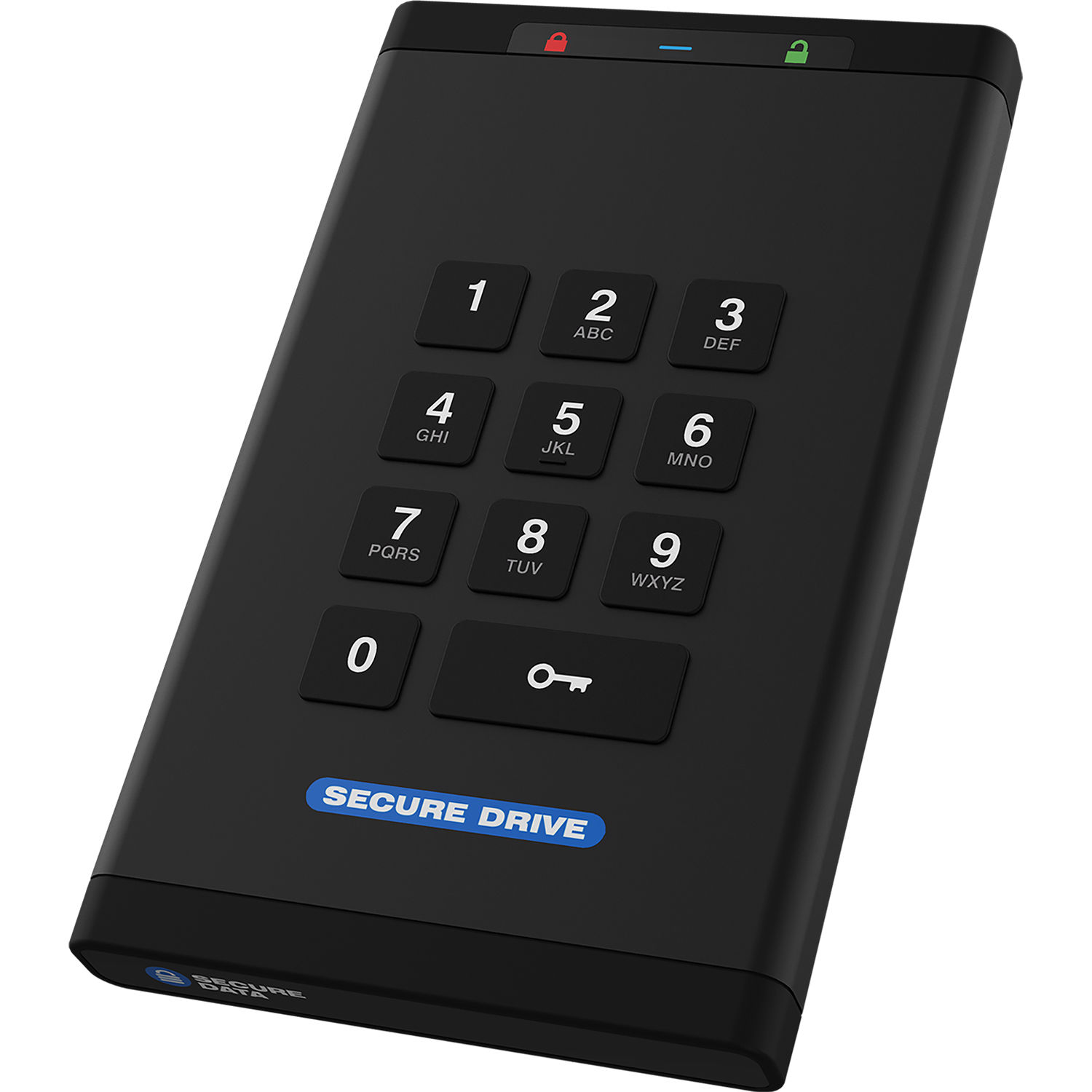 SecureData SecureDrive KP 1TB Encrypted HDD with Keypad Authentication