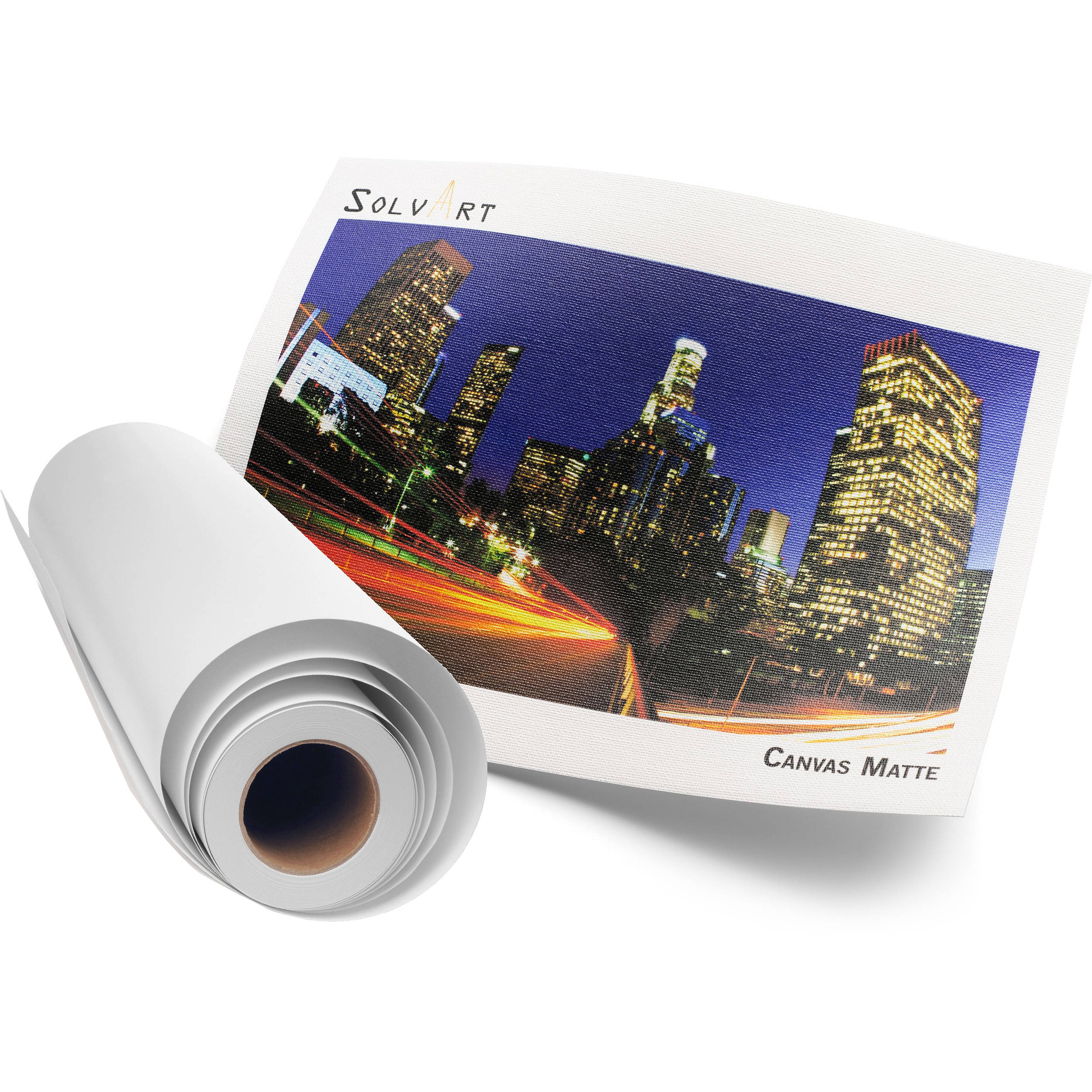 SolvArt Poly/Cotton Blend 300 Matte Canvas (36" x 75' Roll)