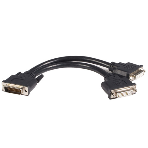 StarTech DMS 59 Male to Dual DVI Y Female Cable (8", Black)